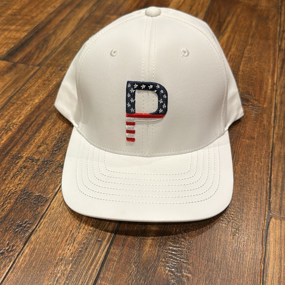 PUMA MEN'S PARS & STRIPES 6-PANEL SNAPBACK GOLF HAT